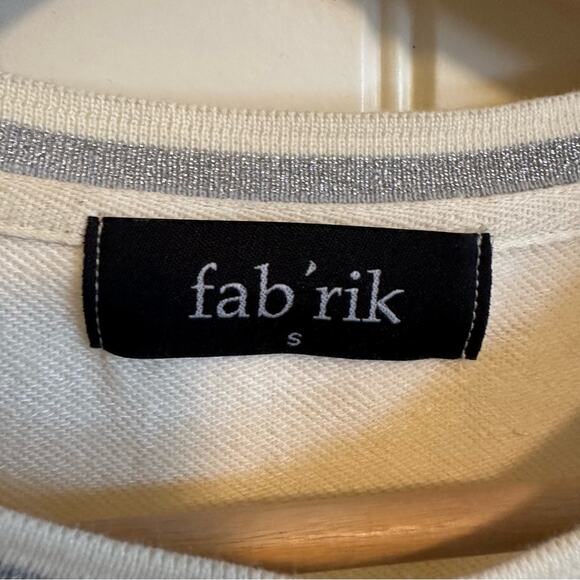Fab‎ rik women’s sweatshirt small cream - Picture 3 of 7